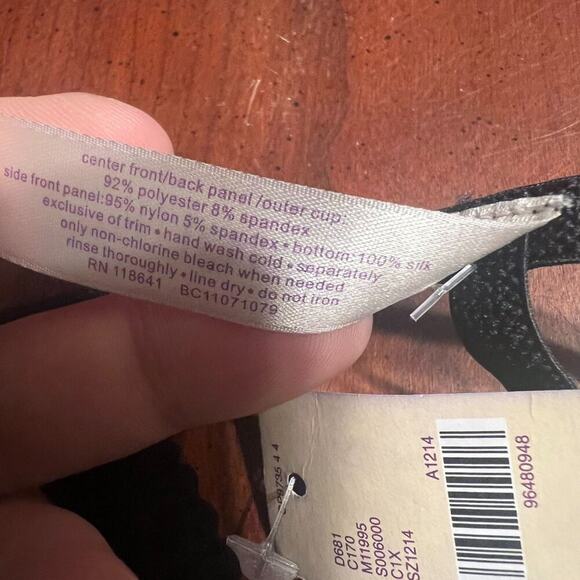 Cacique Seriously Sexy Collection Teddie and Panty Set Black 18/20 Feminine Goth - Picture 9 of 16